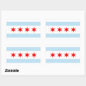 Chicago Vlag Stickers (Vel)