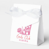 Chicago vrijgezelle bedankdoosjes (Voorkant Zijde)