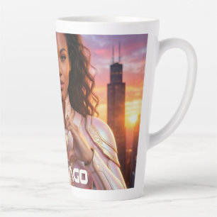 CHICAGO - VROUWELIJKE HELD LATTE MOK