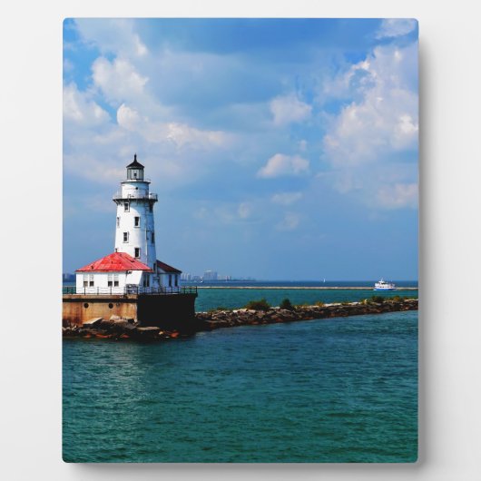 Chicago vuurtoren fotoplaat (Voorkant)