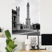  CHICAGO WATER TOWER 1933 POSTER (Thuiskantoor)