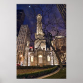 Chicago Water Tower Poster (Voorkant)