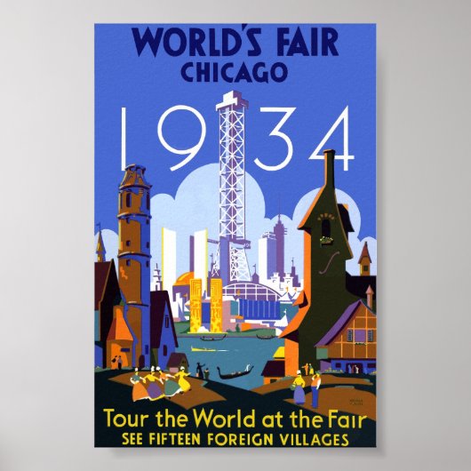 Chicago-Weltausstellung 1934 Poster (Voorkant)