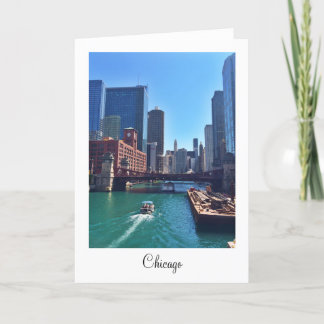 Chicago White Greeting Card Kaart