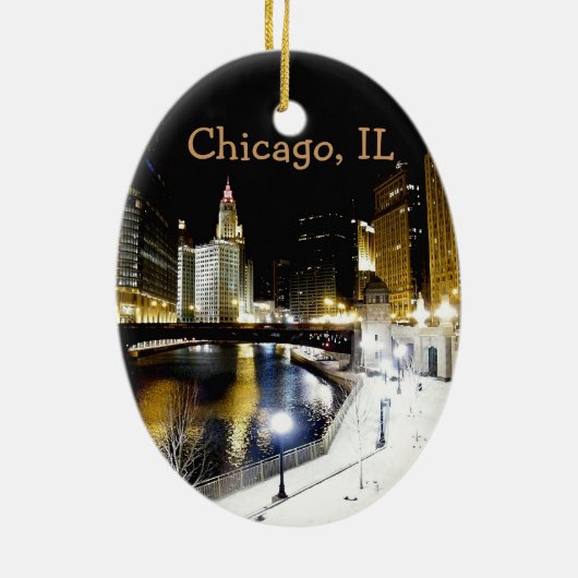 Chicago Winter Ornament (Achterkant)