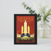 Chicago World's Fair, 1933 Briefkaart (Staand voorkant)