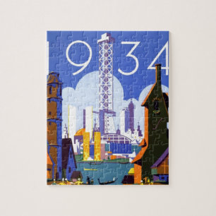  Chicago World's Fair 1934 Legpuzzel