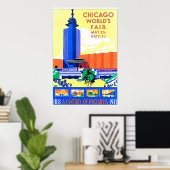 Chicago Worlds Fair Poster (Thuiskantoor)