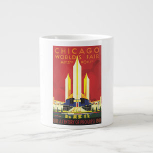 Chicago World's Fair Vintage Poster Jumbo Mok