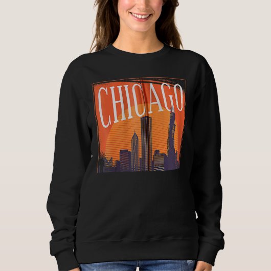 Chicago Zip Trui (Voorkant)