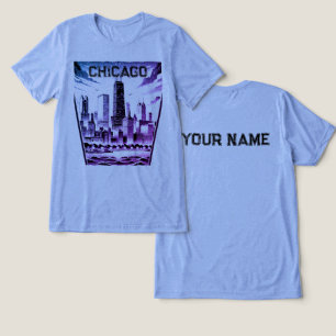 Chicago zwart grafisch T-shirt