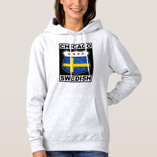 Chicago, Zweeds Amerikaans Hoodie (Voorkant)