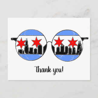 chicagoggles bedankt voor je kaartje briefkaart