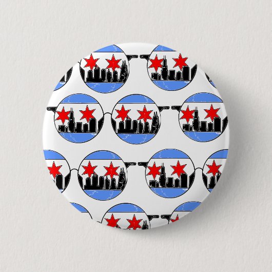 chicaGOggles, knop Ronde Button 5,7 Cm (Voorkant)