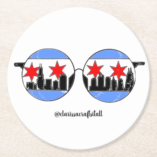 chicaGOggles onderzetters (Voorkant)