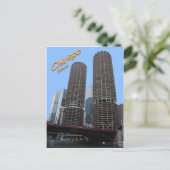 Chicagos Marina Towers Briefkaart (Staand voorkant)