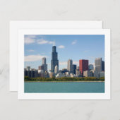 ChicagoSkyline Briefkaart (Voorkant / Achterkant)
