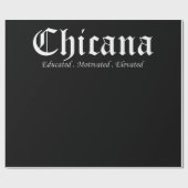 Chicana Educated Latina Gradua Cadeaupapier (Vlak)