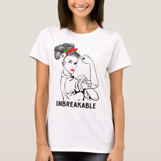 Chicana Girl onbreekbaar T-shirt (Voorkant)