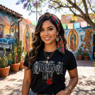 Chicana Liefde Latina Trots Streetwear T-shirt