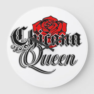 Chicana Queen wandklok Grote Klok