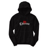 Chicana Red Rose Sweat à capuche