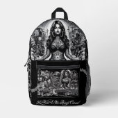 Chicano Art Backpack Bedrukte Rugzak (Voorkant)