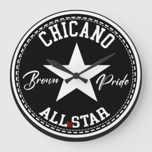 Chicano Brown Pride Wandklok Grote Klok