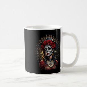 Chicano Chicana La Raza Barrio Tattoo Kunst Dood _ Koffiemok
