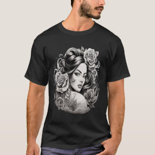 Chicano Chicana La Raza Barrio Tattoo Kunst Dood _ T-shirt