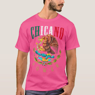 Chicano en Chicana voor Chicano Power T-shirt