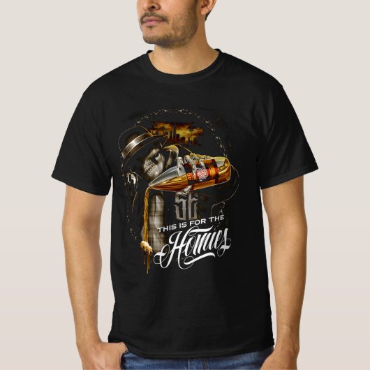 chicano geschokt t-shirt (Voorkant)