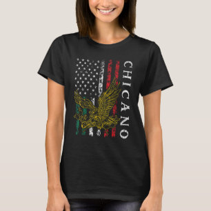 Chicano Mexico Us Flag Mexican Pride Latino Dad 4t T-shirt