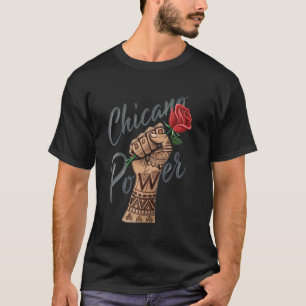 Chicano Power Opgeheven Vuist u2013 Mexicaans-Amer T-shirt