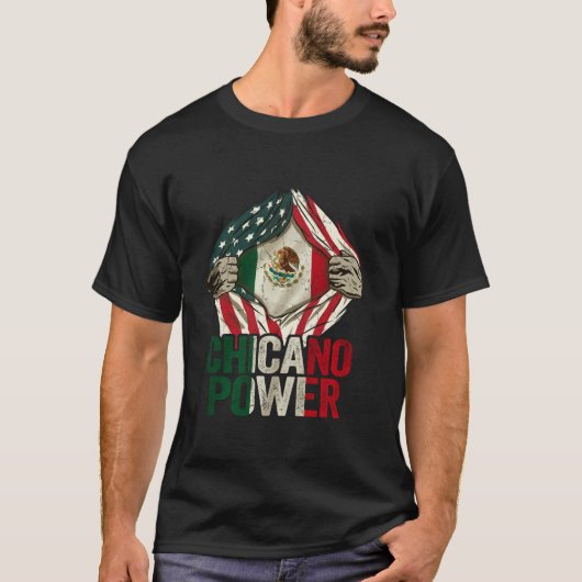 Chicano Shirt Funny USA (Voorkant)
