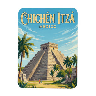Chichén Itzá Archeologische Site Mexico Magneet