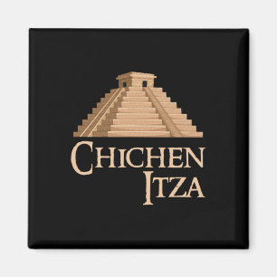 Chichen Itza en piramide voor zomer Archeologisch  Magneet