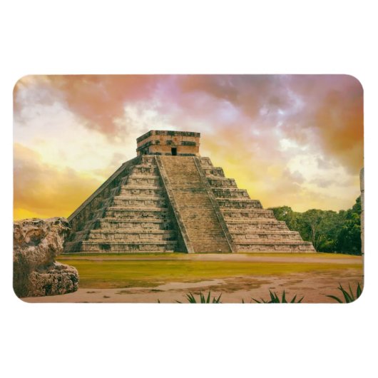 Chichen Itza flexibele magneet (Horizontaal)