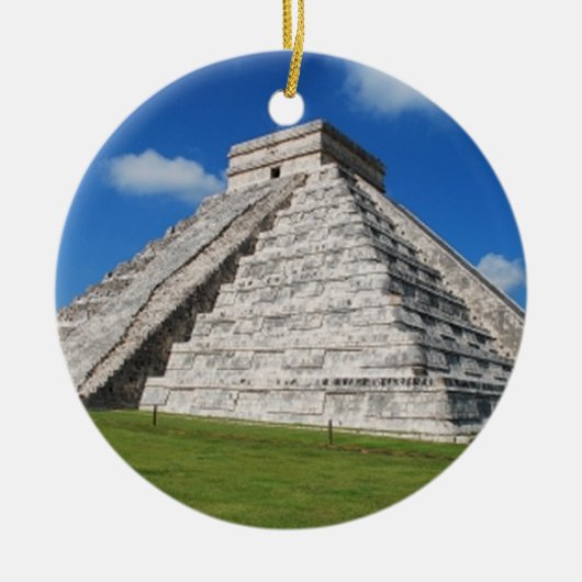 Chichen Itza Keramisch Ornament (Voorkant)