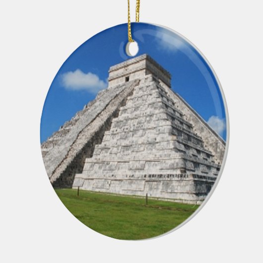 Chichen Itza Keramisch Ornament (Links)
