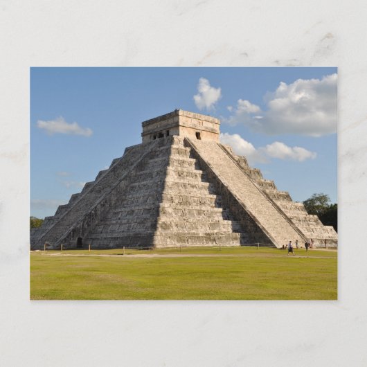 Chichen Itza Mayan Temple in Mexico Briefkaart (Voorkant)