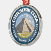 Chichen Itza Metalen Ornament (Links)