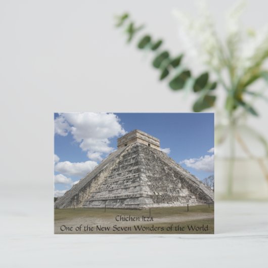 Chichen Itza Mexico Briefkaart (Staand voorkant)