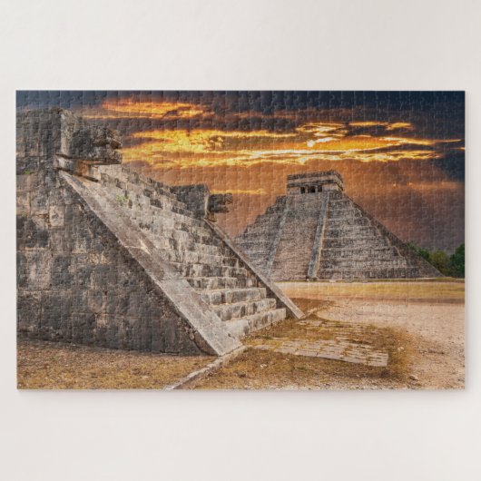 Chichen Itza Mexico Jigzaag Puzzle Legpuzzel (Horizontaal)
