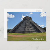 Chichen Itza Mexico Kukulkan Pyramid 7 Wonders Briefkaart (Voorkant / Achterkant)