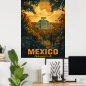 Chichen Itza, Mexico Poster (Thuiskantoor)