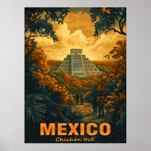  Chichen Itza, Mexico Poster