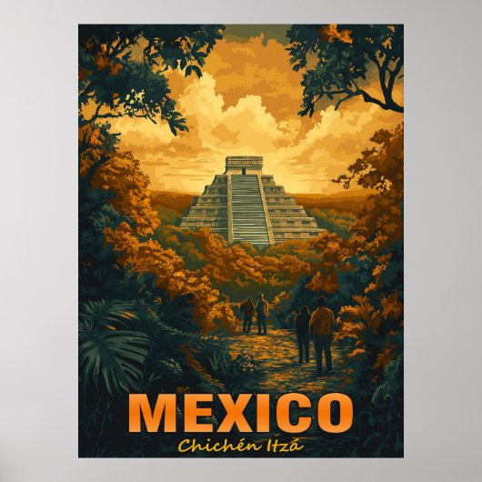 Chichen Itza, Mexico Poster (Voorkant)