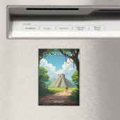 Chichen Itza Mexico Reizen Magneet (Insitu (Vaatwasser))