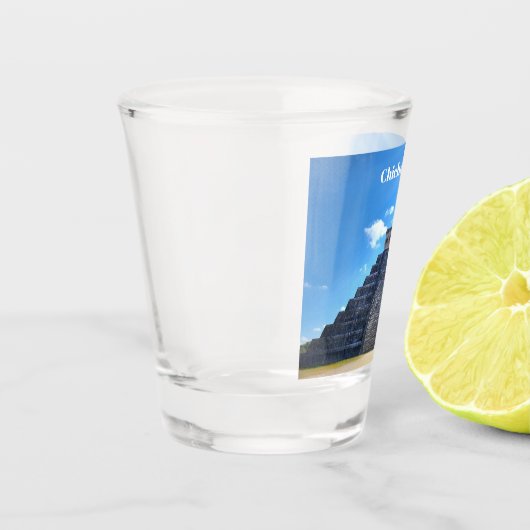 Chichén Itzá Mexico Souvenir Shot Glas (Links)